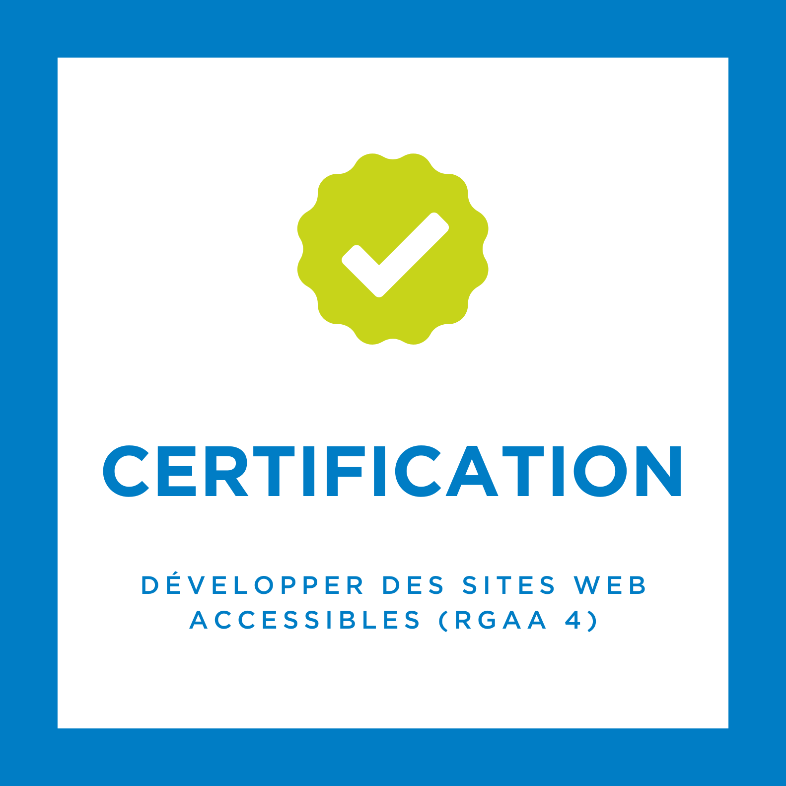 Certification RGAA 4
